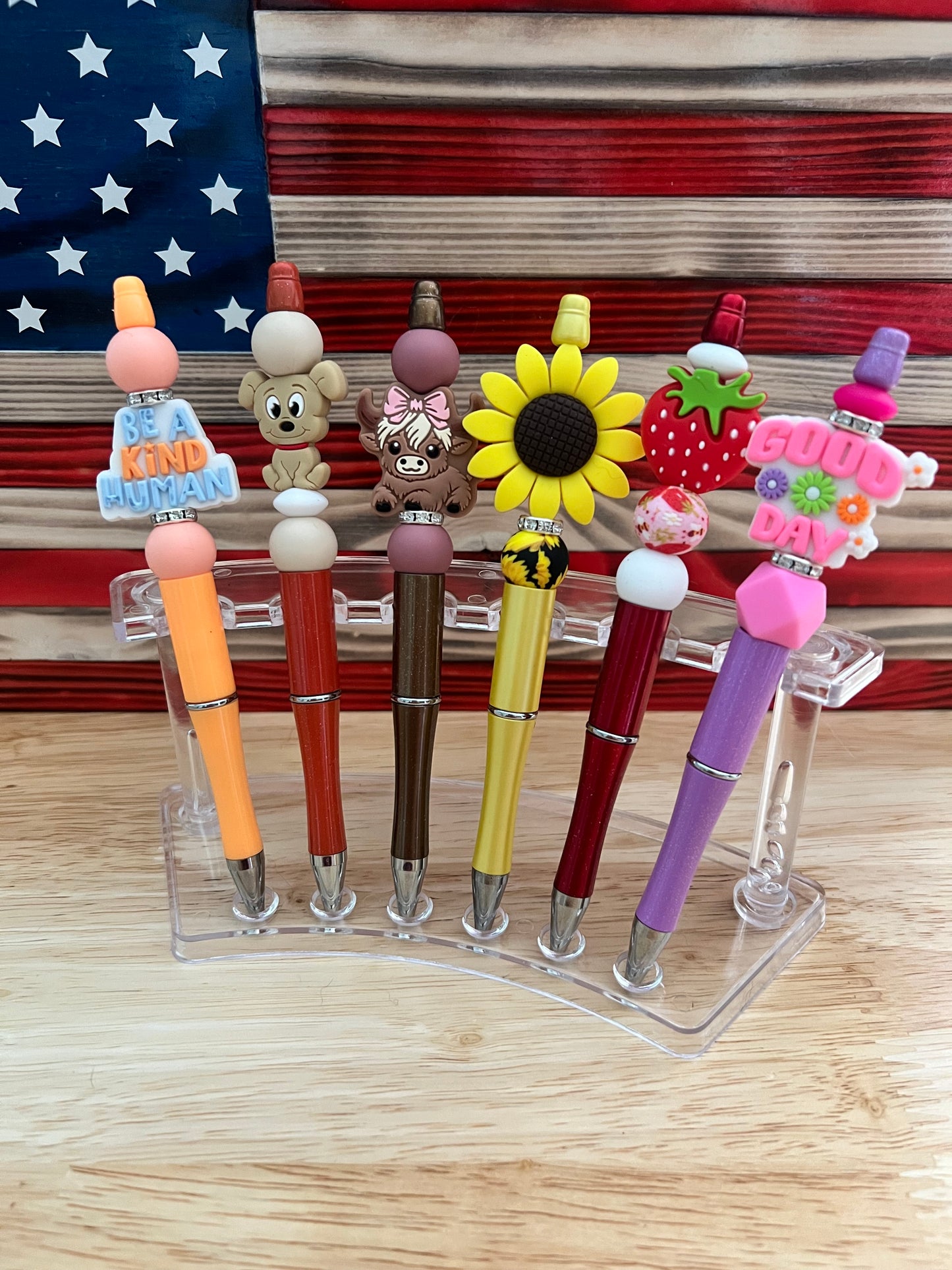 Beaded pen