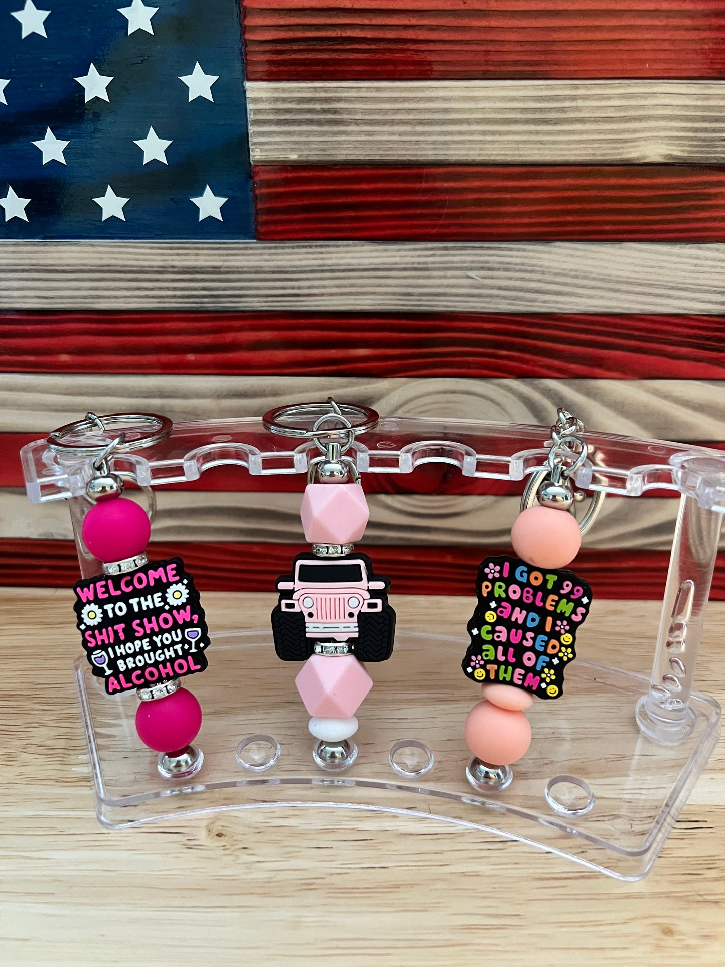 Beaded Keychain