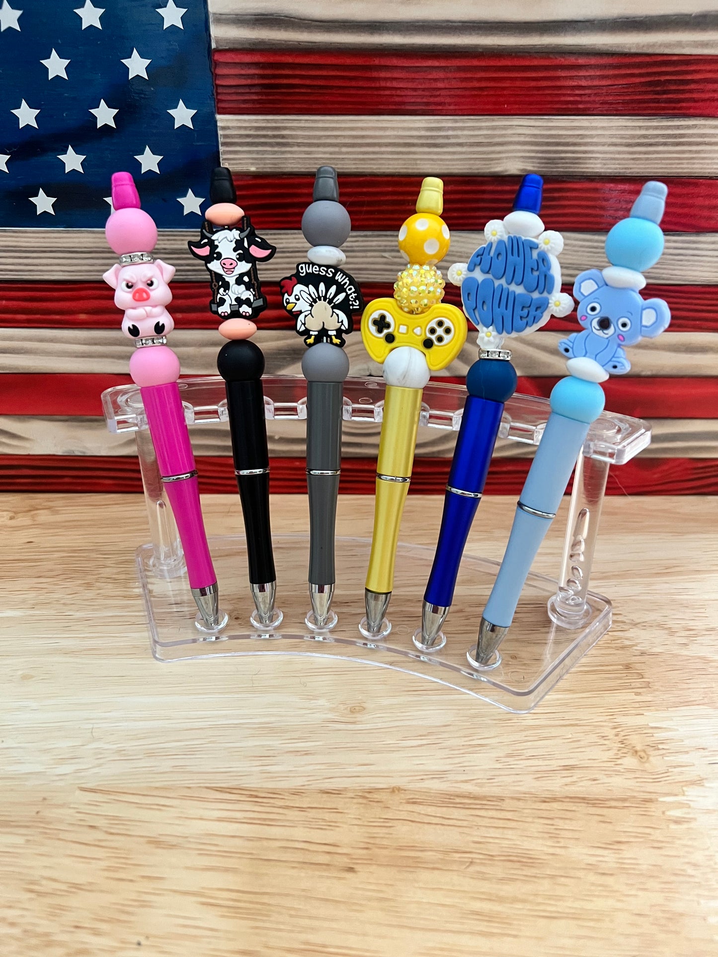 Beaded pen